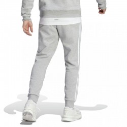 ADIDAS Essentials Fleece 3-Stripes Tapered Cuff Pants (IJ6494)ΑΝΔΡΙΚΟ ΠΑΝΤΕΛΟΝΙ ΦΟΡΜΑΣ ΓΚΡΙ