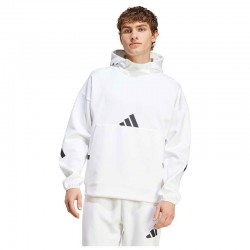 ADIDAS Z.N.E. Hoodie (JF2454)ΑΝΔΡΙΚΗ ΦΟΥΤΕΡ ΜΠΛΟΥΖΑ ΜΕ ΚΟΥΚΟΥΛΑ ΛΕΥΚΗ