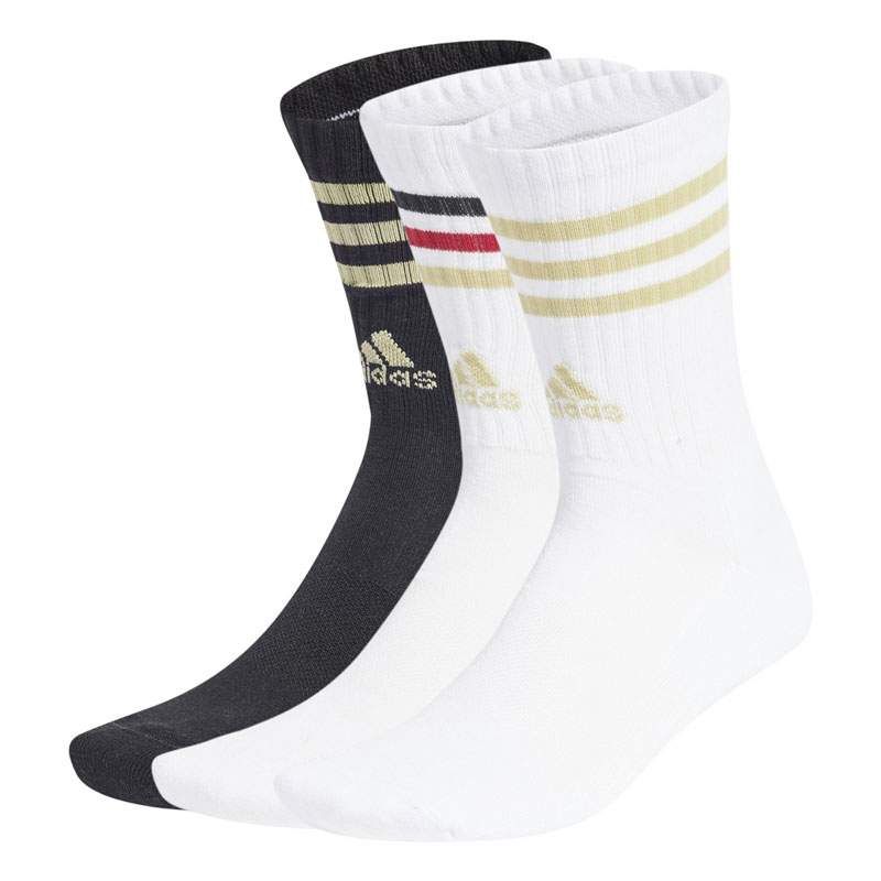 ADIDAS 3-Stripes Cushioned Crew Socks 3 Pairs (IY8642)ΑΘΛΗΤΙΚΕΣ ΚΑΛΤΣΕΣ 3 ΤΕΜΑΧΙΑ ΠΟΛΥΧΡΩΜΕΣ