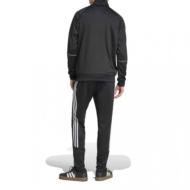 Adidas Sportswear 3-Stripes Doubleknit Track Suit MENS (IX1277)ΑΝΔΡΙΚΟ ΣΕΤ ΦΟΡΜΕΣ ΜΑΥΡΟ/ΛΕΥΚΟ