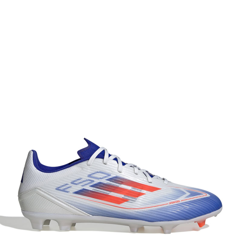 ADIDAS F50 League Firm/Multi-Ground Boots (IE0601)ΑΝΔΡΙΚΑ ΠΑΠΟΥΤΣΙΑ ΠΟΔΟΣΦΑΙΡΟΥ ΜΕ ΤΑΠΕΣ Cloud White / Solar Red / Lucid Blue