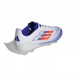 ADIDAS F50 League Firm/Multi-Ground Boots (IE0601)ΑΝΔΡΙΚΑ ΠΑΠΟΥΤΣΙΑ ΠΟΔΟΣΦΑΙΡΟΥ ΜΕ ΤΑΠΕΣ Cloud White / Solar Red / Lucid Blue