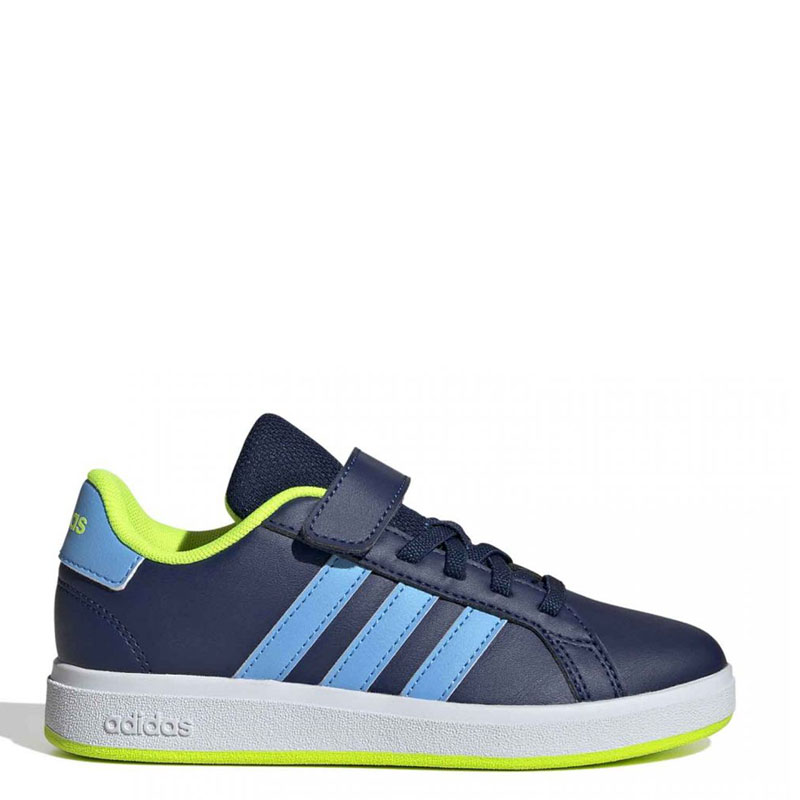 ADIDAS Grand Court 2.0 Shoes Kids (IE5994)ΠΑΙΔΙΚΑ ΠΑΠΟΥΤΣΙΑ Dark Blue / Blue Burst / Lucid Lemon