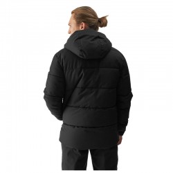 4F Technical Jacket (4FWAW24TTJAM580-20S)ΑΝΔΡΙΚΟ ΜΠΟΥΦΑΝ ΑΔΙΑΒΡΟΧΟ ΜΕ ΚΟΥΚΟΥΛΑ MAYΡΟ