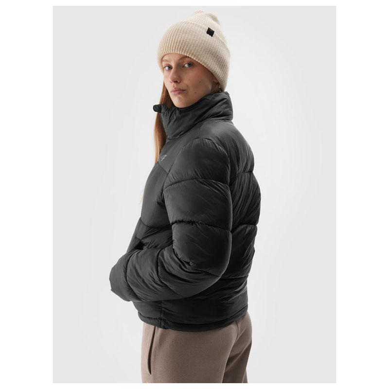 4F Γυναικείο μπουφάν Down Jacket ΜΑΥΡΟ (4FWAW24TDJAF469-20S)