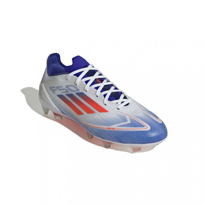 ADIDAS F50 Pro Firm Ground Boots (IE0596)ΑΝΔΡΙΚΑ ΠΑΠΟΥΤΣΙΑ ΠΟΔΟΣΦΑΙΡΟΥ ΜΕ ΤΑΠΕΣ Cloud White / Solar Red / Lucid Blue