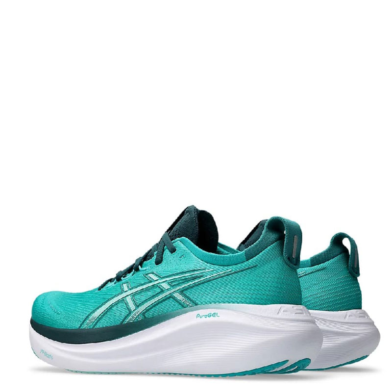 ASICS GEL-NIMBUS 27 (1011B958-400)ΑΝΔΡΙΚΑ ΠΑΠΟΥΤΣΙΑ RUNNING Wave Teal/Saxon Green