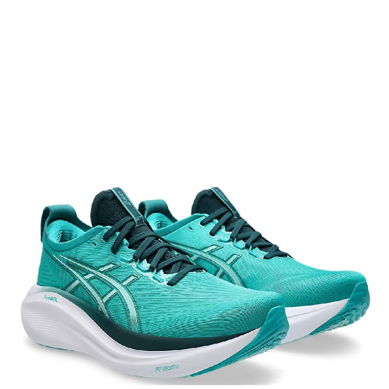 ASICS GEL-NIMBUS 27 (1011B958-400)ΑΝΔΡΙΚΑ ΠΑΠΟΥΤΣΙΑ RUNNING Wave Teal/Saxon Green