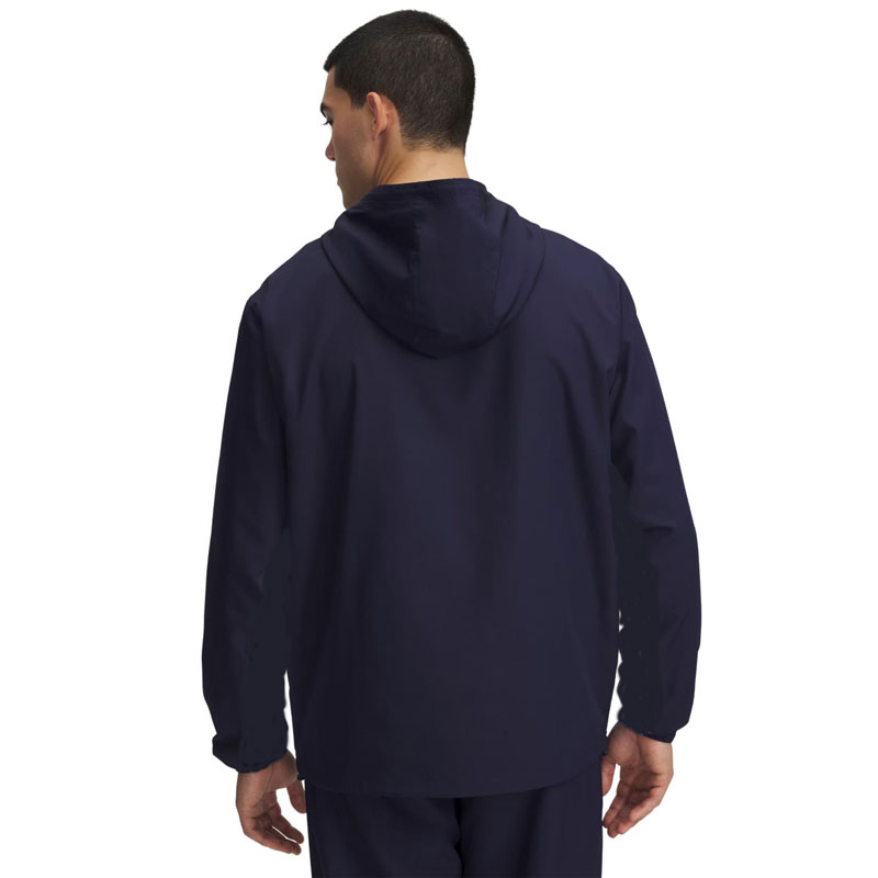 Under Armour Rival Woven Windbreaker (1390149-410)ΑΝΔΡΙΚΗ ΖΑΚΕΤΑ ΑΝΤΙΑΝΕΜΙΚΗ/ΥΔΡΟΑΠΩΘΗΤΙΚΗ Midnight Navy / White