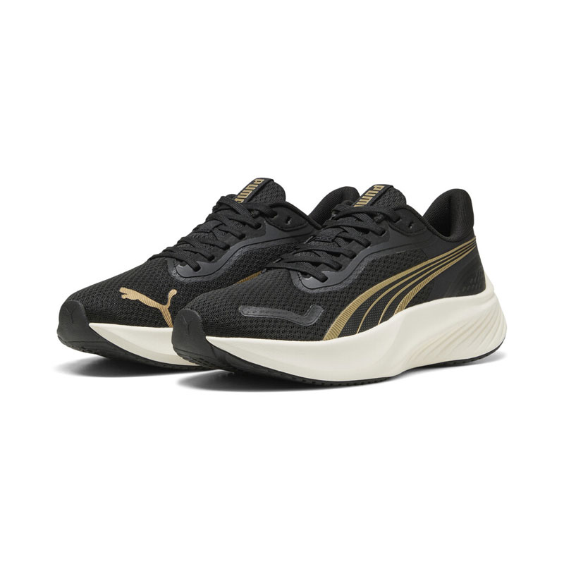 PUMA Pounce Lite Running Shoes (310778-11)ΓΥΝΑΙΚΕΙΑ ΠΑΠΟΥΤΣΙΑ BLACK/WHITE/GOLD