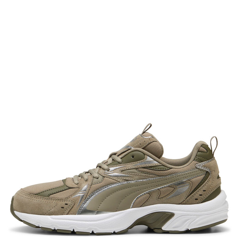 PUMA Milenio Tech Suede Sneakers (393489-15)Velvet Moss-Puma Aged