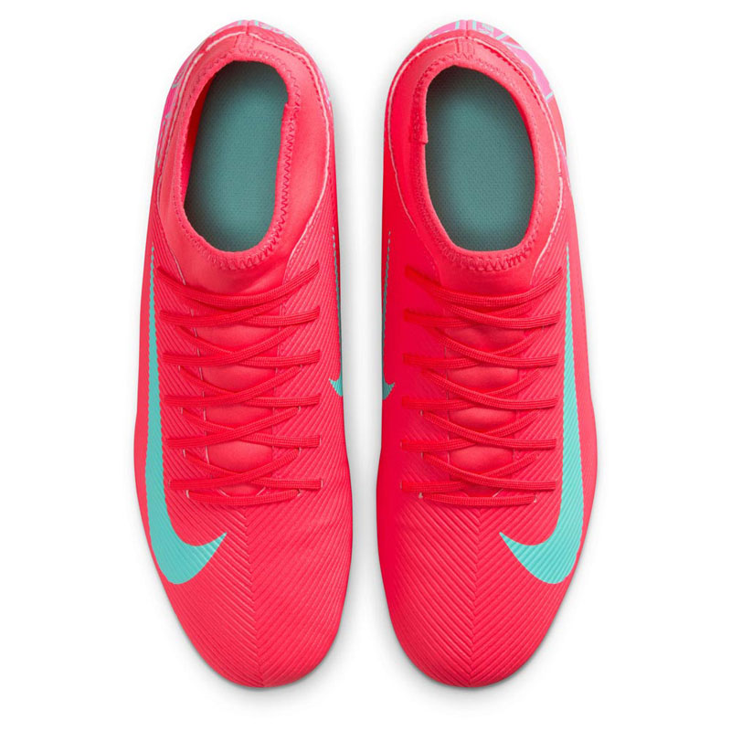 Nike Mercurial Superfly 10 Club MG (FQ8314-800)Ποδοσφαιρικά Παπούτσια με Τάπες Ember Glow/Aurora Green