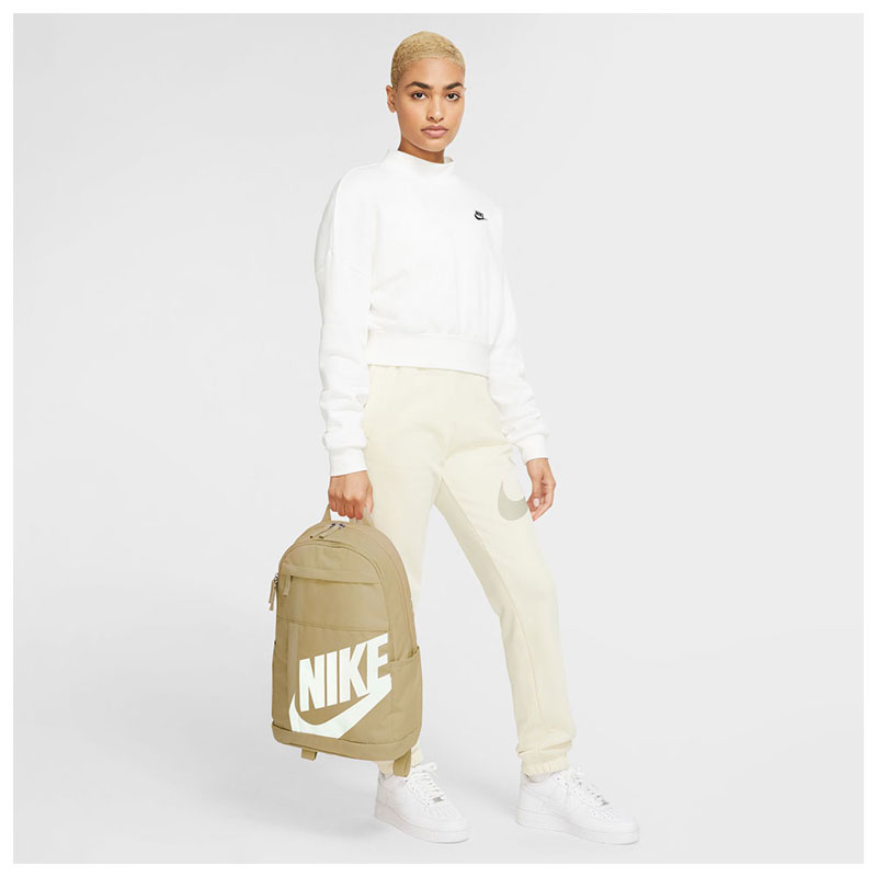 Nike Elemental Backpack 21L (DD0559-297)ΤΣΑΝΤΑ ΠΛΑΤΗΣ 21 ΛΙΤΡΑ PARACHUTE BEIGE/PARACHUTE BEIGE/SUMMIT WHITE