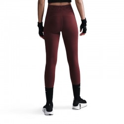 Nike Pro Sculpt HR TIGHT GG (HJ1157-619)Γυναικείο ψηλόμεσο κολάν με κανονικό μήκος Dark Team Red/Λευκό