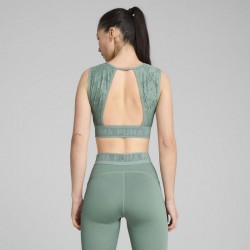 PUMA MOVE LACE Bra (526783-30)ΓΥΝΑΙΚΕΙΟ ΑΘΛΗΤΙΚΟ ΜΠΟΥΣΤΑΚΙ Green Moon