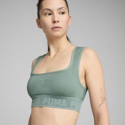 PUMA MOVE LACE Bra (526783-30)ΓΥΝΑΙΚΕΙΟ ΑΘΛΗΤΙΚΟ ΜΠΟΥΣΤΑΚΙ Green Moon