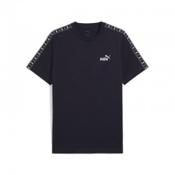 PUMA ESSENTIALS TAPE TEE (684674-16)ΑΝΔΡΙΚΟ T-SHIRT ΜΠΛΕ