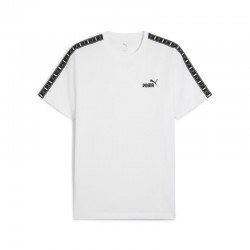 PUMA ESSENTIALS TAPE TEE (684674-02)ΑΝΔΡΙΚΟ T-SHIRT ΛΕΥΚΟ