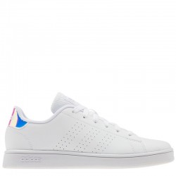 Adidas Advantage K Ftwwht Silvmt Ftwwht ΠΑΠΟΥΤΣΙ ΜΟΔΑΣ  FY4624